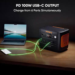 Jackery Explorer 1000 v2 Portable Power Station (2024 New),1070Wh LiFePO4 Battery,1500W AC/100W USB-C Output
