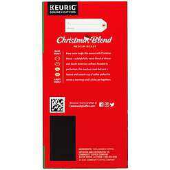 Community Coffee Christmas Blend, Medium Roast 96 Count Coffee Pods, Compatible with Keurig K-Cup Brewers