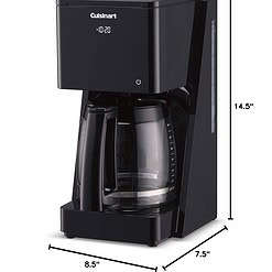 Cuisinart DCC-T20 14-Cup Programmable Coffeemaker Touchscreen, Black