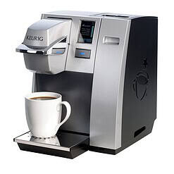 Keurig K155 Office Pro Single Cup Commercial K-Cup Pod Coffee Maker, Silver