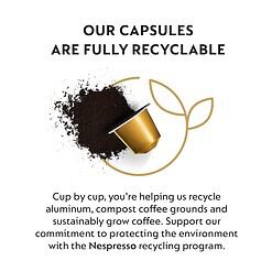 Nespresso Capsules Original Line, Volluto, Mild Roast Espresso Coffee, 50-Count Coffee Pods