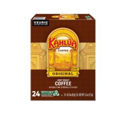 Kahlua Original, Single-Serve Keurig K-Cup Pod, Light Roast Coffee, 24 Count (Pack of 4)