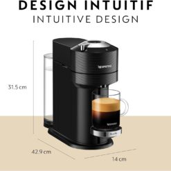 Nespresso Vertuo Next Premium Coffee and Espresso Maker by Breville with Aeroccino Milk Frother