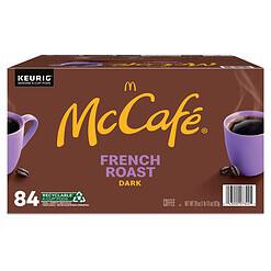McCafe French Roast, Keurig Single Serve K-Cup Pods, Dark Roast Coffee Pods, 84 Count