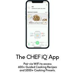 CHEF iQ Smart Pressure Cooker 10 Cooking Functions & 18 Features, Built-in Scale, 6 Qt