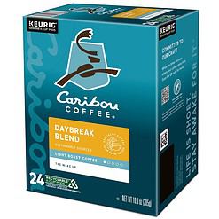 Caribou Coffee Daybreak Morning Blend, Keurig Single-Serve K-Cup Pods, Light Roast, 96 Count (4 Packs of 24)