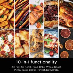 Ninja Prestige Smart XL 10-in-1 Air Fry Digital Countertop Convection Toaster Oven, Stainless Steel, DT501
