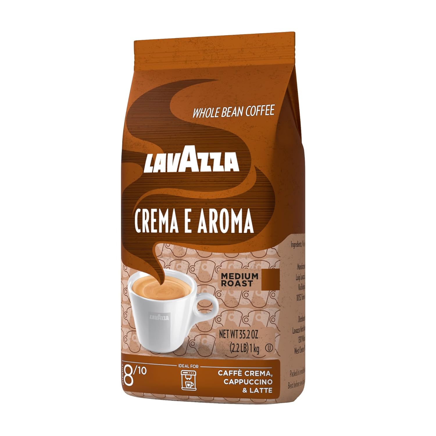 Lavazza Crema E Aroma Whole Bean Coffee Blend, 2.2-Pound Bag , Balanced medium roast with an intense - Image 4