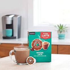 The Original Donut Shop Mocha Latte, Single Serve Coffee K-Cup Pod, Flavored Coffee, 60 Count (6 Packs of 10)