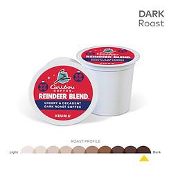 Caribou Coffee Reindeer Blend, Single-Serve Keurig K-Cup Pods, Dark Roast Coffee Pods, 88 Count