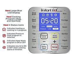 Instant Pot Duo Plus 9-in-1 Electric Pressure Cooker, Stainless Steel, 3 Quart