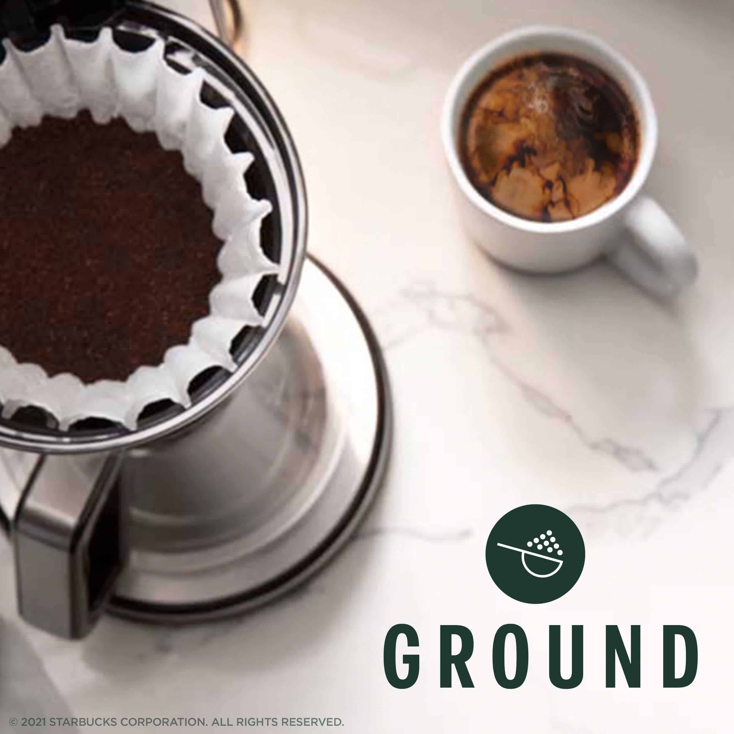 Starbucks Ground Coffee, Cinnamon Dolce Flavored Coffee, Naturally Flavored, 100% Arabica, 6 bags (11 oz each)