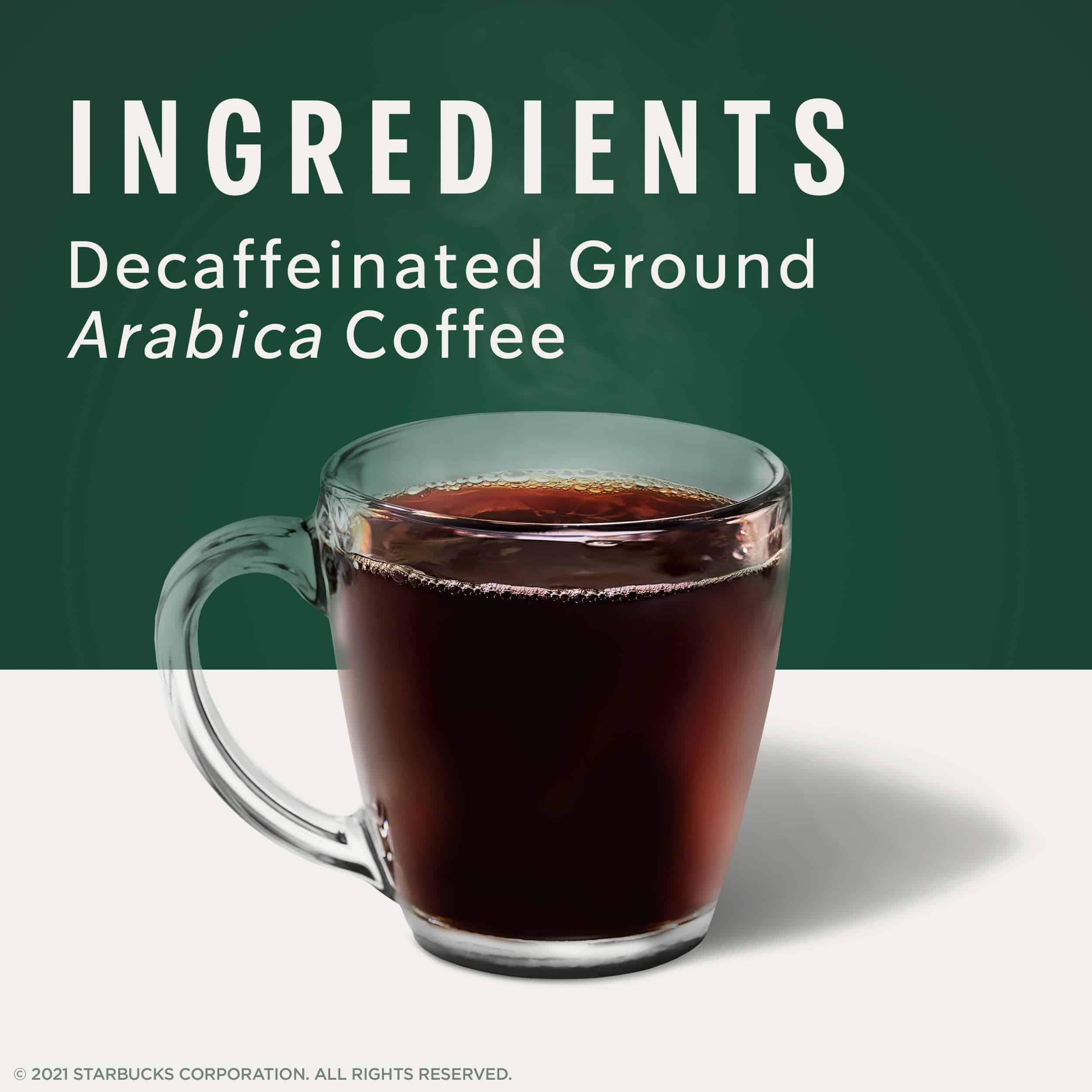 Starbucks K-Cup Coffee Pods, Medium Roast Coffee, Decaf Pike Place Roast, 100% Arabica, 4 boxes (96 pods total)