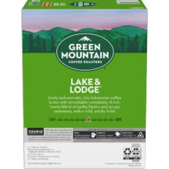 Green Mountain Coffee Roasters Lake and Lodge Blend Keurig Single-Serve K-Cup pods, Medium Roast Coffee, 96 Count