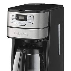 Cuisinart DGB-400 Automatic Grind and Brew 12-Cup Coffeemaker with 1-4 Cup Setting and Auto-Shutoff, Black/Stainless Steel