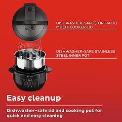 Instant Pot RIO Wide Base, 7-in-1 Electric Multi-Cooker, Pressure Cooker, Slow Cooker, Rice Cooker, Steamer, Sauté, Yogurt & Warmer