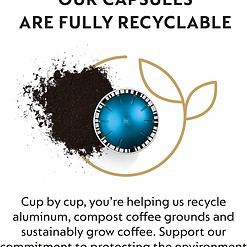 Nespresso Capsules Vertuo, Odacio, Medium Roast Coffee, 30-Count Coffee Pods, Brews 7.8oz.