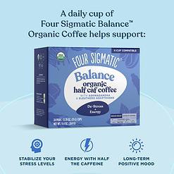 Four Sigmatic Adaptogen Coffee K-Cups, Organic Medium Roast Ground Coffee, 24 Count