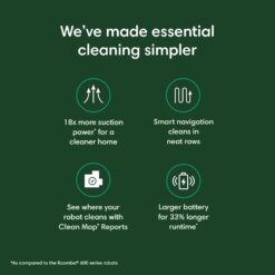 iRobot Roomba Vac Robot Vacuum (Q0120) - Power-Lifting Suction, Multi-Surface Cleaning, Alexa