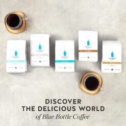 Blue Bottle Whole Bean Organic Coffee, Espresso, Dark Roast, 12 Ounce bag (Pack of 6)