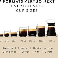 Nespresso Vertuo Next Premium Coffee and Espresso Maker by Breville with Aeroccino Milk Frother