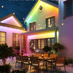 Govee Outdoor LED Strip Lights, 98.4ft Smart Outdoor Lights Work with Alexa and Google Assistant, App Control, Christmas Decorations