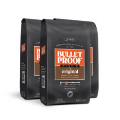 Bulletproof Original Medium Roast Ground Coffee, 12 Ounces (Pack of 3), 100% Arabica Coffee Sourced from Central and South America