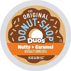 The Original Donut Shop Duos Nutty + Caramel Keurig Single-Serve K-Cup Pods, Medium Roast Coffee, 96 Count