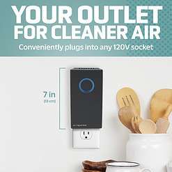 GermGuardian Elite Pluggable UV Sanitizer and Odor Reducer, Black Onyx (GG1100B)