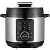 CUCKOO Pressure Cooker 10 Menu Options, Stainless Steel Inner Pot, 24 Cup / 6 Qt. CMC-ZSN601F Black