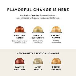 Nespresso Capsules Vertuo, Sweet Vanilla, Medium Roast Coffee, 30 Count Coffee Pods, Brews 7.8oz.