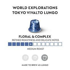 Nespresso Capsules Original Line Tokyo Vivalto Lungo, Medium Roast Coffee, 50 Count Coffee Pods