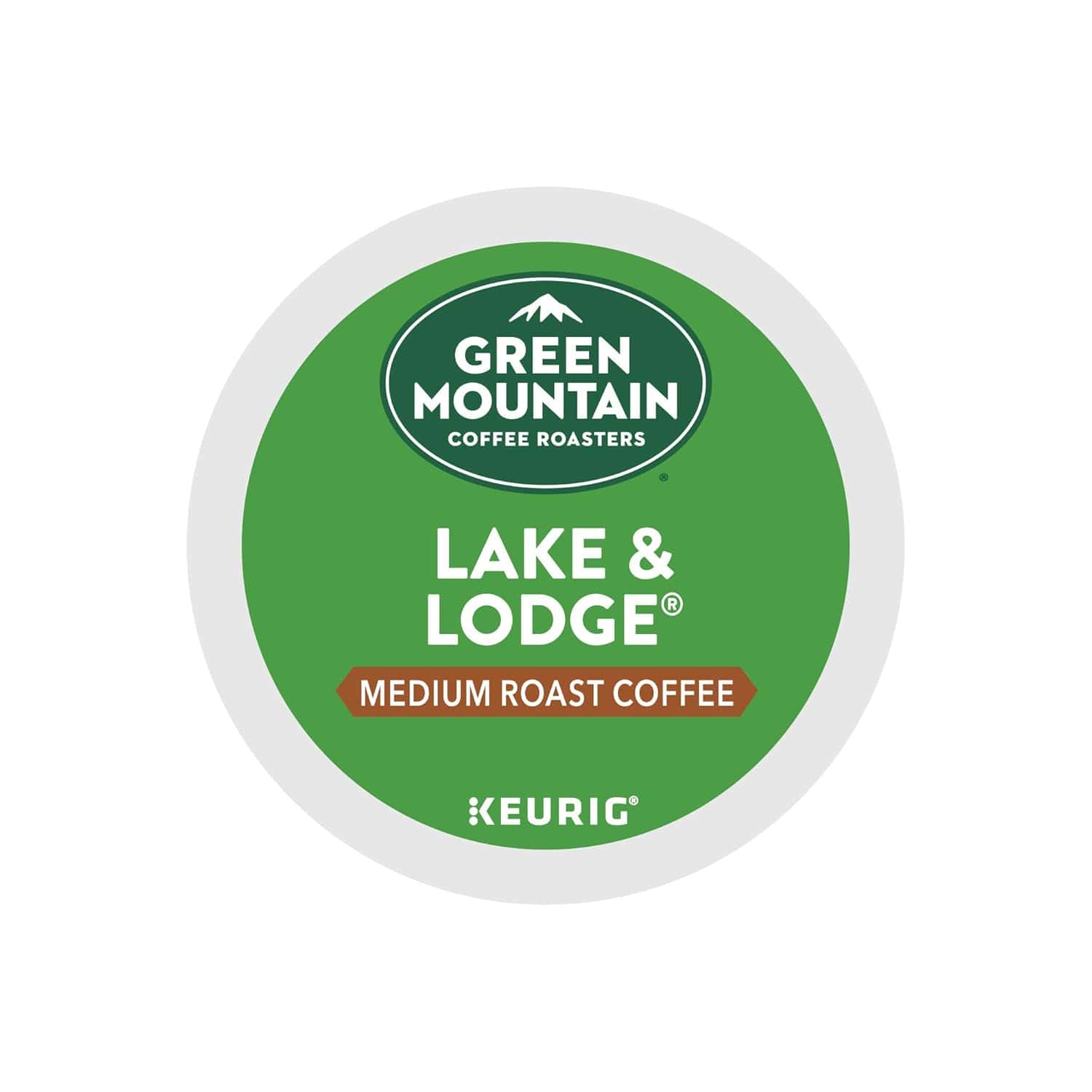 Green Mountain Coffee Roasters Lake and Lodge Blend Keurig Single-Serve K-Cup pods, Medium Roast Coffee, 96 Count