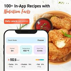 COSORI Air Fryer 9-in-1, Compact & Large 6-Qt, Fast Turbo Modes, 90-450°F Evenly Results with Precise Temperature Control, Grey