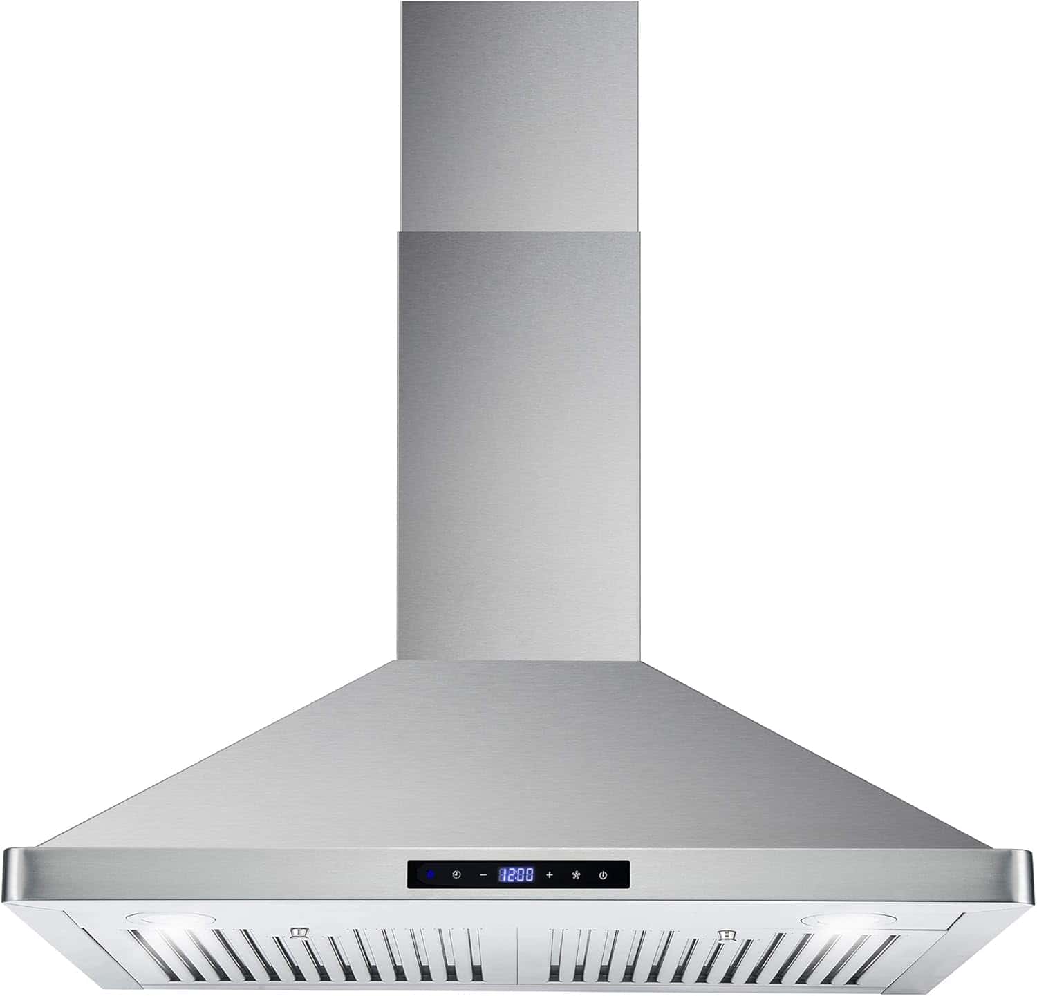 COSMO COS-63175S Wall Mount Range Hood with Ducted Convertible Ductless (No Kit Included), 3 Speed Fan in Stainless Steel (30 inch)
