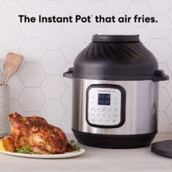 Instant Pot Duo Crisp 11-in-1 Air Fryer and Electric Pressure Cooker Combo, 6 Quart