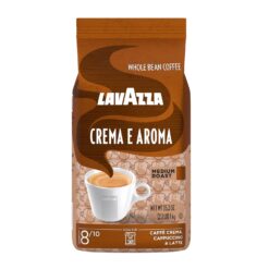 Lavazza Crema E Aroma Whole Bean Coffee Blend, 2.2-Pound Bag , Balanced medium roast with an intense