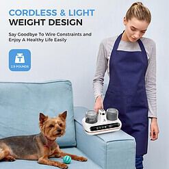 Amzany Bed Vacuum Cleaner - 5-in-1 Cordless Mattress Vacuum Cleaner, Powered by UV-C Light & Ultrasonic Technology