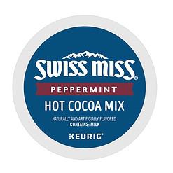 Swiss Miss Peppermint Hot Cocoa, Keurig Single-Serve K-Cup Pods, 60 Count (6 Packs of 10)