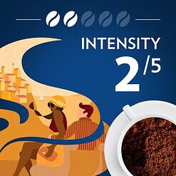 Lavazza Costiera Gran Aroma Ground Coffee 6 Bags of 12oz, Light Roast, Smooth and Aromatic Taste, Package May Vary