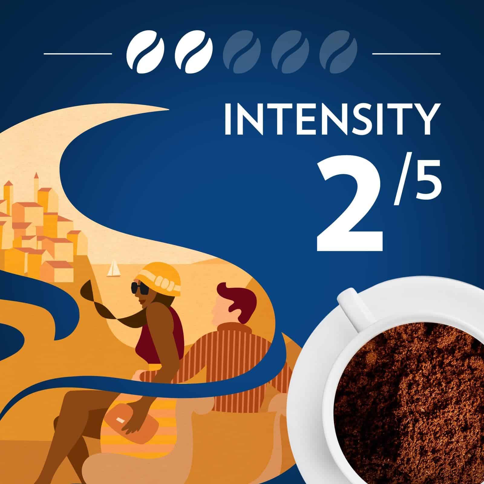 Lavazza Costiera Gran Aroma Ground Coffee 6 Bags of 12oz, Light Roast, Smooth and Aromatic Taste, Package May Vary