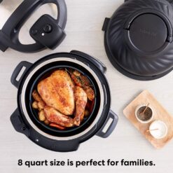 Instant Pot Duo Crisp 11-in-1 Air Fryer and Electric Pressure Cooker Combo, 6 Quart