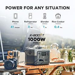 EF ECOFLOW Portable Power Station RIVER 2 Max 500, 499Wh LiFePO4 Battery/ 1 Hour Fast Charging
