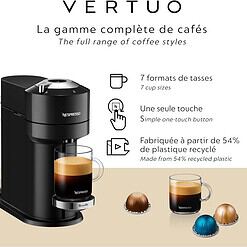 Nespresso Vertuo Next Premium Coffee and Espresso Maker by Breville with Aeroccino Milk Frother