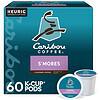 Caribou S’mores Cabin Coffee, Single Serve Keurig K-Cup Pods, Medium Roast Coffee, 60 Count (6 Packs of 10)