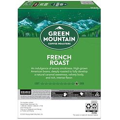 Green Mountain Coffee Roasters French Roast Keurig K-Cup Pods, Dark Roast Coffee, 96 Count