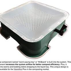 The Original VermiHut Plus 5-Tray Worm Compost Bin – Easy Setup and Sustainable Design