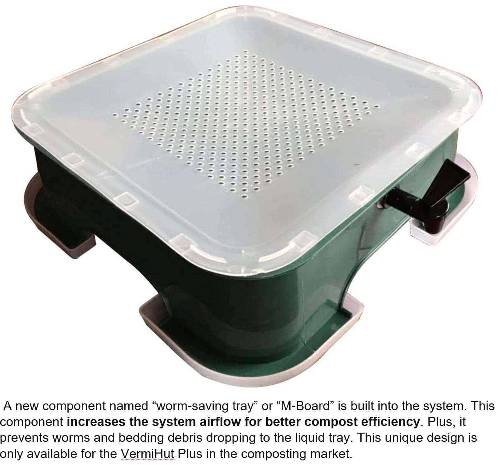 The Original VermiHut Plus 5-Tray Worm Compost Bin – Easy Setup and Sustainable Design