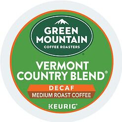 Green Mountain Coffee Roasters Vermont Country Blend Decaf, Keurig Single-Serve K-Cup Pods, Medium Roast Coffee, 96 Count