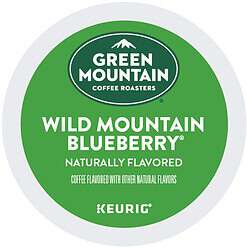 Green Mountain Coffee, Wild Mountain Blueberry, Single-Serve Keurig K-Cup Pods, Light Roast, 48 Ct (2 Boxes of 24 Pods)